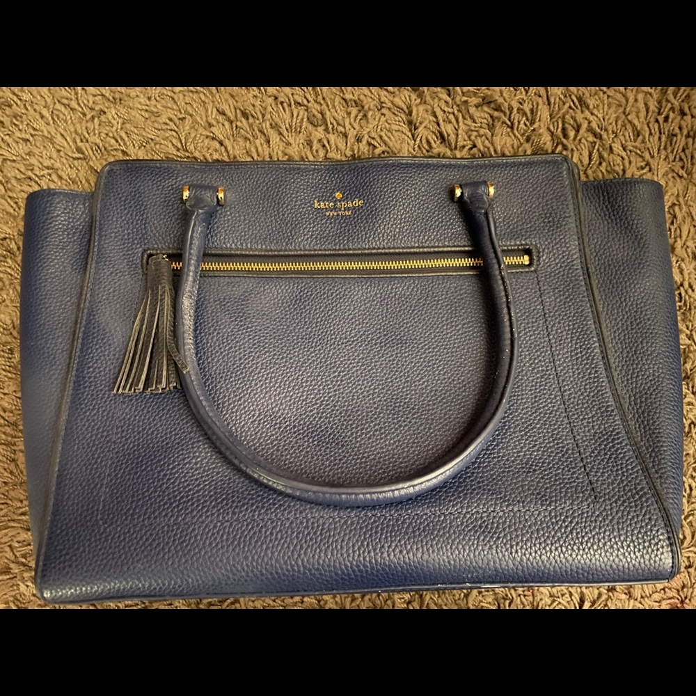 Kate spade blue tote bag